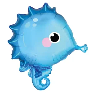 Folienballon Seepferdchen Ocean Buddies 46×50 cm – Partydeko