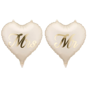 Mr. und Mrs. Herzballonset