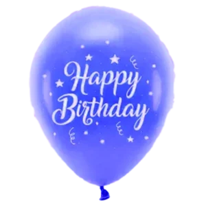 Happy Birthday Latexballon dunkelblau