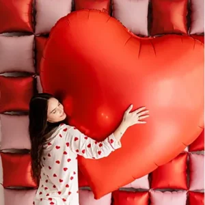 XL Herzballon rot