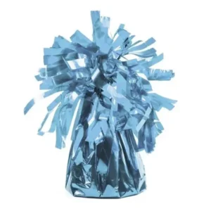 Ballongewicht Folie, mittelblau glänzend, ca.130g, 7cm