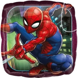 Spider Man, Folienballon, quadratisch, 45cm