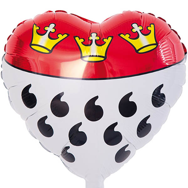 Herzballon Köln Wappen / Folie / 45cm
